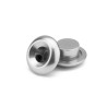 EMBOUTS DE POIGNEES KINK LIGHTEST ARGENT